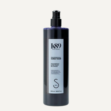 K89 Professional Curly Hair Low Poo Blonde šampūns lokainiem blondiem matiem 500 ml